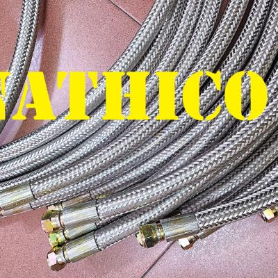 ỐNG MỀM THỦY LỰC BỌC LƯỚI INOX-CHỊU MÀI MÒN ĐỘ BỀN CAO