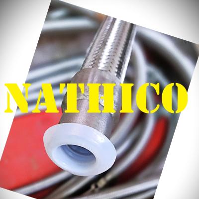 ỐNG NHỰA TEFLON(PTFE)-ỐNG TEFLON BỌC LƯỚI INOX
